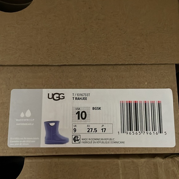 NIB Ugg - Rahjee Rain Boot Sizes 9, 10, 11, 12 - Picture 9 of 11